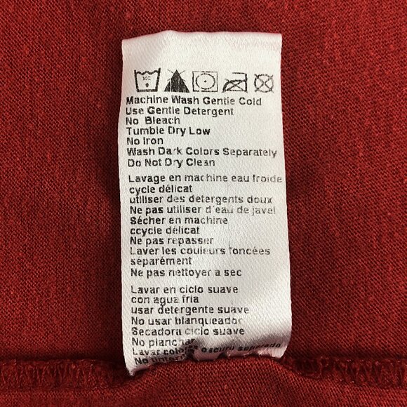 Fox Racing Red V-Neck Graphic Tee Shirt Slim Fit Cotton/Polyester Blend Size S - Picture 11 of 11